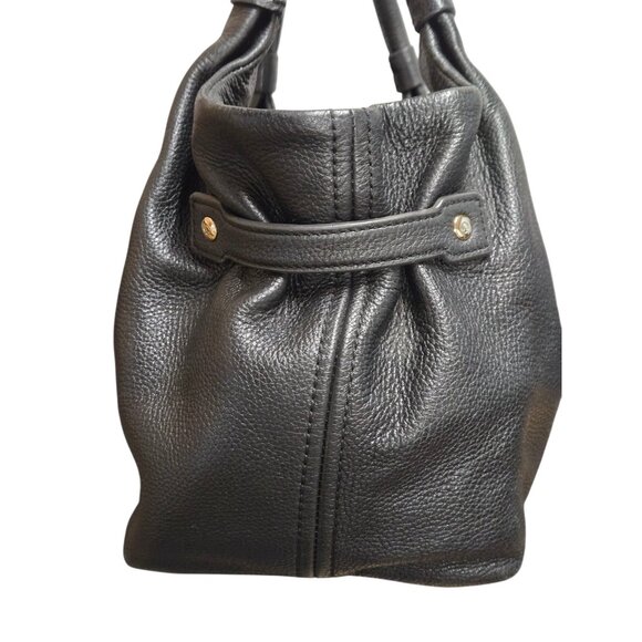 Kate Spade Berkshire Road Stevie Black Leather Satchel Shoulder Bag Classic - Picture 3 of 12